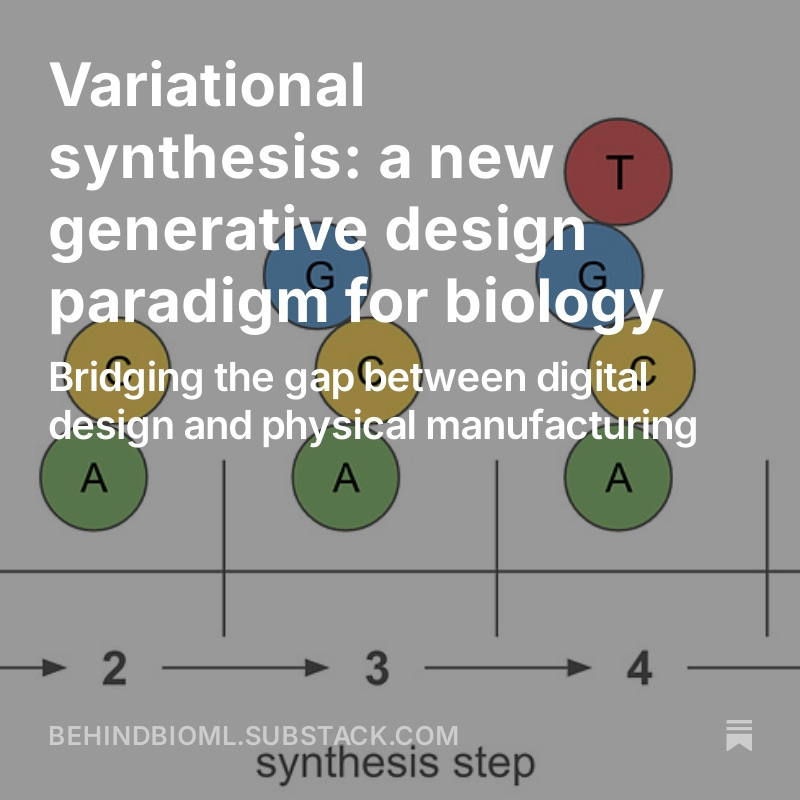 Variational synthesis: a new generative design paradigm for biology